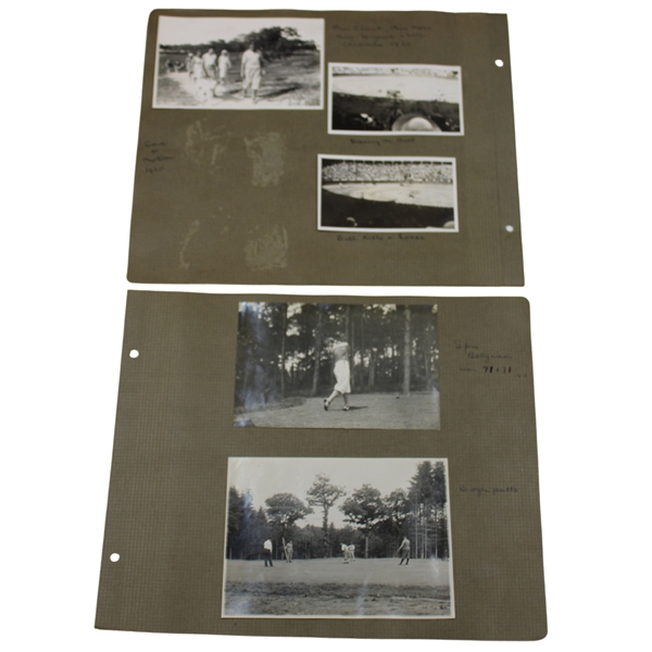Henry Cottons Personal Scrapbook Pages w/ Handcaptioned 1930-31 Cotton Original Photos