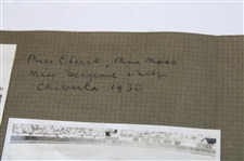 Henry Cotton's Personal Scrapbook Pages w/ Handcaptioned 1930-31 Cotton Original Photos