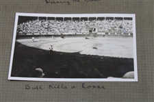 Henry Cotton's Personal Scrapbook Pages w/ Handcaptioned 1930-31 Cotton Original Photos