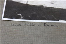 Henry Cotton's Personal Scrapbook Pages w/ Handcaptioned 1930-31 Cotton Original Photos