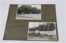 Henry Cotton's Personal Scrapbook Pages w/ Handcaptioned 1930-31 Cotton Original Photos