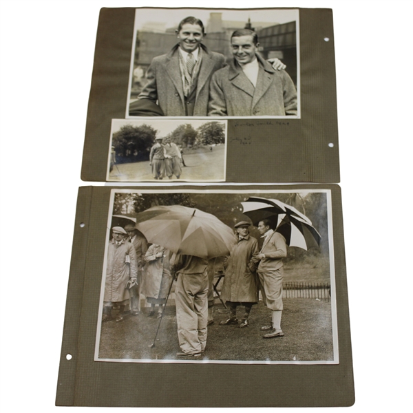 Henry Cottons Personal Scrapbook Pages w/ Handcaptioned 1925-29 Horton Smtih, Cotton Original Photos