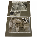 Henry Cottons Personal Scrapbook Pages w/ Handcaptioned 1925-29 Horton Smtih, Cotton Original Photos