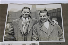 Henry Cotton's Personal Scrapbook Pages w/ Handcaptioned 1925-29 Horton Smtih, Cotton Original Photos