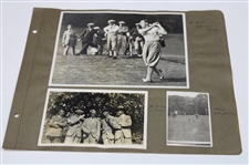 Henry Cotton's Personal Scrapbook Pages w/ Handcaptioned 1925-29 Horton Smtih, Cotton Original Photos