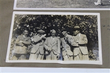 Henry Cotton's Personal Scrapbook Pages w/ Handcaptioned 1925-29 Horton Smtih, Cotton Original Photos