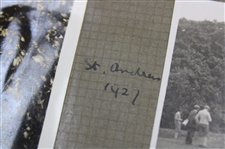 Henry Cotton's Personal Scrapbook Pages w/ Handcaptioned 1925-29 Horton Smtih, Cotton Original Photos