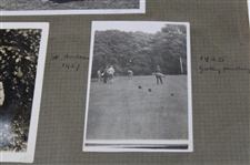 Henry Cotton's Personal Scrapbook Pages w/ Handcaptioned 1925-29 Horton Smtih, Cotton Original Photos