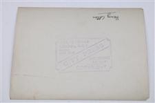 Henry Cotton's Personal Scrapbook Page w/ 1927 JH Taylor & Cotton Comic Illustration & (4) Original Photos