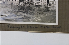 Henry Cotton's Personal Scrapbook Page w/ 1927 JH Taylor & Cotton Comic Illustration & (4) Original Photos