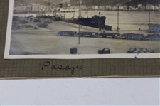 Henry Cotton's Personal Scrapbook Page w/ 1927 JH Taylor & Cotton Comic Illustration & (4) Original Photos
