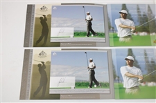 Tiger Woods 2005 SP Signature Golf Card Advertising Foldout Pamphlets