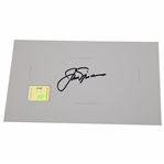 Jack Nicklaus Signed Card with Personal Golden Bear Hologram #01547