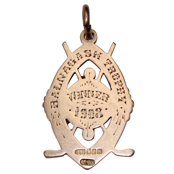 1908 Balnagask Trophy Winner 9k Gold Medal Awarded to G. Robertson
