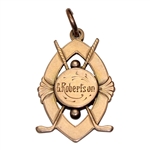 1908 Balnagask Trophy Winner 9k Gold Medal Awarded to G. Robertson