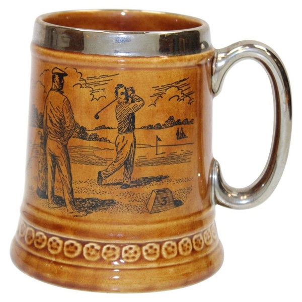Lord Nelson Pottery 19th Hole Golf Scene Stein