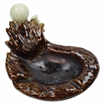 Atlantic Mold Golf Themed Ceramic Ash Tray
