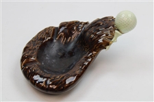 Atlantic Mold Golf Themed Ceramic Ash Tray