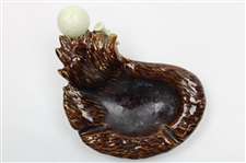 Atlantic Mold Golf Themed Ceramic Ash Tray