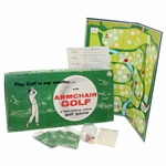 Armchair Golf Vintage Indoor Golf Game w/Box