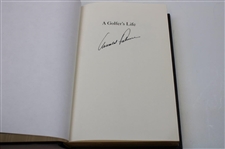 Arnold Palmer Signature Iron Set (2-PW) LTD ED #414/1000 w/Palmer Signed 1999 'A Golfer's Life' LTD ED Book #414/1000 JSA ALOA