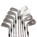 Arnold Palmer Signature Iron Set (2-PW) LTD ED #414/1000 w/Palmer Signed 1999 'A Golfer's Life' LTD ED Book #414/1000 JSA ALOA