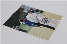 Seve Ballesteros Signed Masters Original Photo Personalized 'To Joe' JSA ALOA