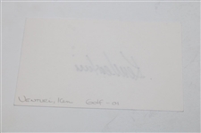Ken Venturi Signed Cut Card w/Ken Venturi Autograph Golf Ball Box w/ Balls JSA ALOA