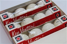 Ken Venturi Signed Cut Card w/Ken Venturi Autograph Golf Ball Box w/ Balls JSA ALOA