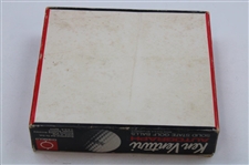 Ken Venturi Signed Cut Card w/Ken Venturi Autograph Golf Ball Box w/ Balls JSA ALOA