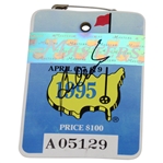 Ben Crenshaw Signed 1995 Masters Tournament SERIES Badge #A05129 JSA ALOA