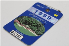 Jose Maria Olazabal Signed 1999 Masters Tournament SERIES Badge #Q01191 JSA ALOA