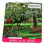 Dustin Johnson Signed 2020 Masters Tournament Series Badge #R00343 JSA ALOA