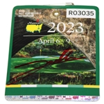 Jon Rahm Signed 2023 Masters Tournament SERIES Badge #R03035 JSA ALOA