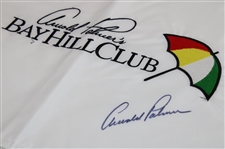 Arnold Palmer Signed Arnold Palmer's Bay Hill Club Embroidered Flag BGS #A12503