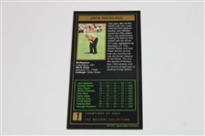 Jack Nicklaus Signed '1965' Masters of Golf Grand Slam Ventures Golf Card JSA ALOA