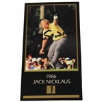 Jack Nicklaus Signed 1986 Masters of Golf Grand Slam Ventures Golf Card JSA ALOA