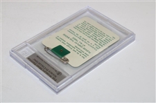 Nick Faldo Signed 1990 Masters Series Badge #A06346 Beckett #00015429742