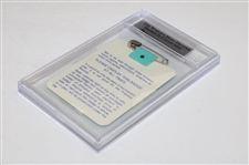 Nick Faldo Signed 1989 Masters Series Badge #X07321 Beckett #00015429739