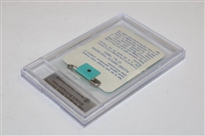 Nick Faldo Signed 1989 Masters Series Badge #X07321 Beckett #00015429739