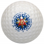 Philippines President Ferdinand Marcos Seal Golf Ball