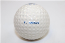 Philippines President Ferdinand Marcos Seal Golf Ball