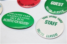 (9) Jamie Farr Toledo Classic Badges