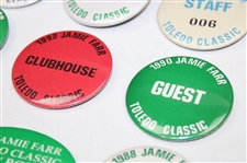 (9) Jamie Farr Toledo Classic Badges