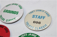 (9) Jamie Farr Toledo Classic Badges