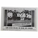 1940 Byron Nelson Wins Miami Open Illustrated Current News Poster