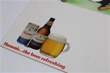 Never Used Hamms Beer Golf Bear Countertop Display Sign