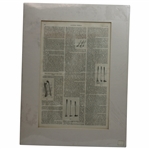 The Evolution Of The Golf Club Matted Harpers Weekly Article w/ Hugh Philp Content