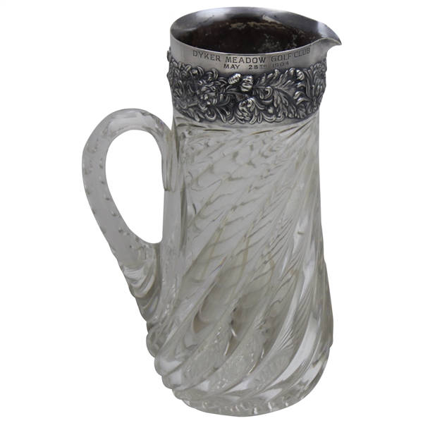 1904 Dyker Meadow Golf Club (NY) US Army Awarded Crystal Pitcher