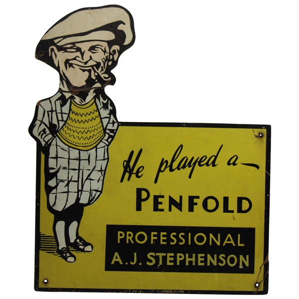 Original He Played A Penfold Penfold Man Advertising Sign